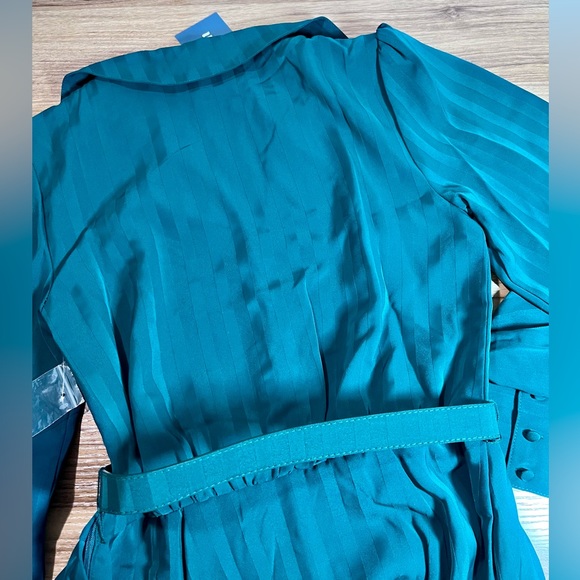 ✨Modcloth✨ NWT Classy Announcement A-Line Dress Size 2 XS-Small Emerald Green - Picture 13 of 17